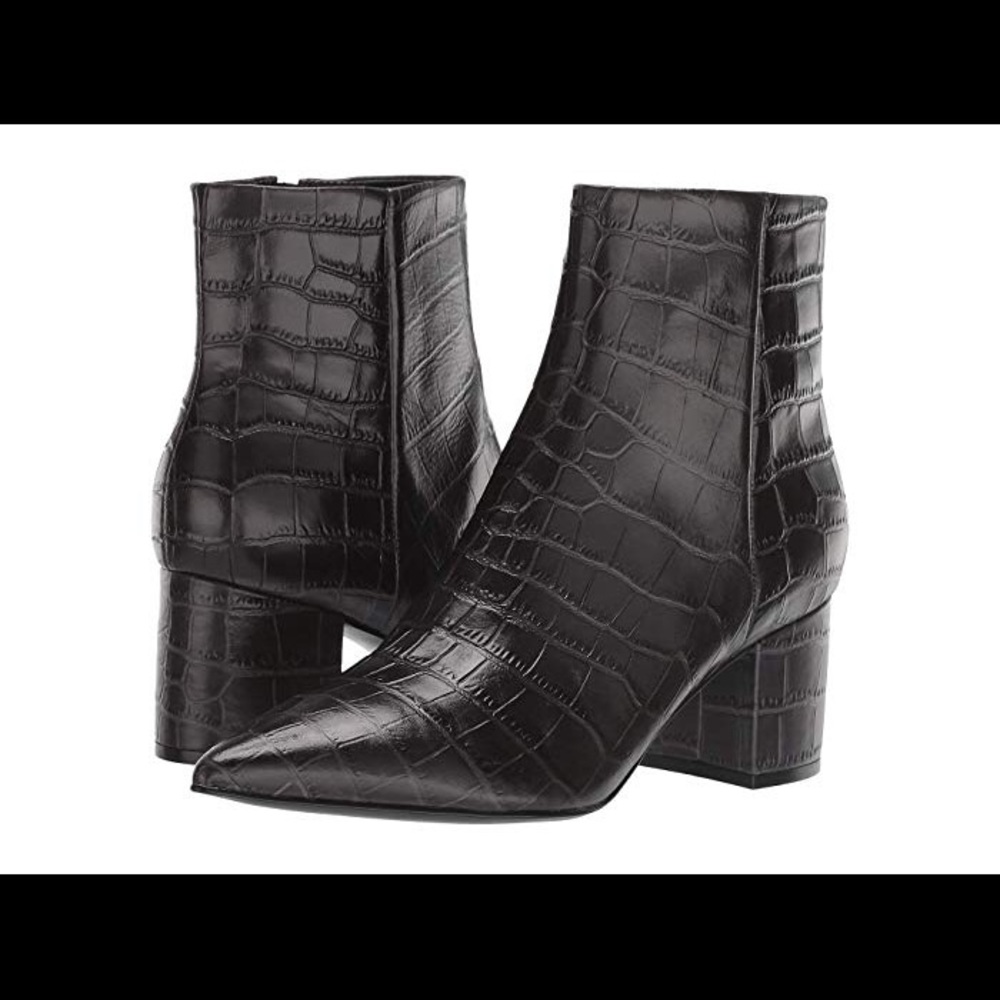 Marc Fisher Daith Boots, Size 9.5, Dark Gray